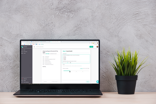 The KnowHow dashboard on a computer.
